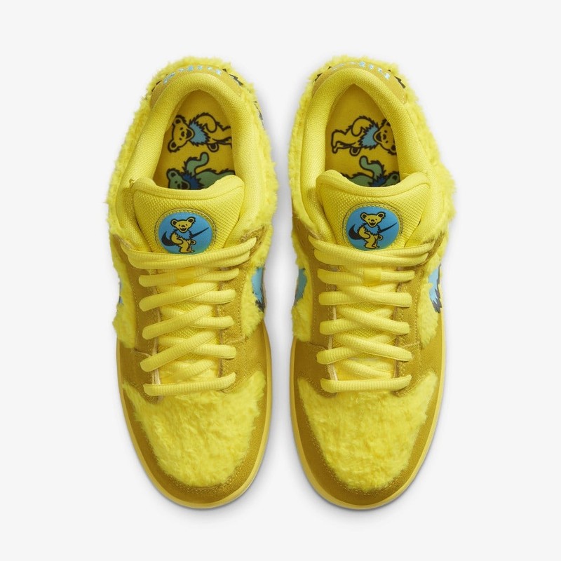 nike sb dunk low grateful dead bears yellow